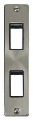 VPSC472BK  Deco Victorian Double Architrave Plate & Aperture